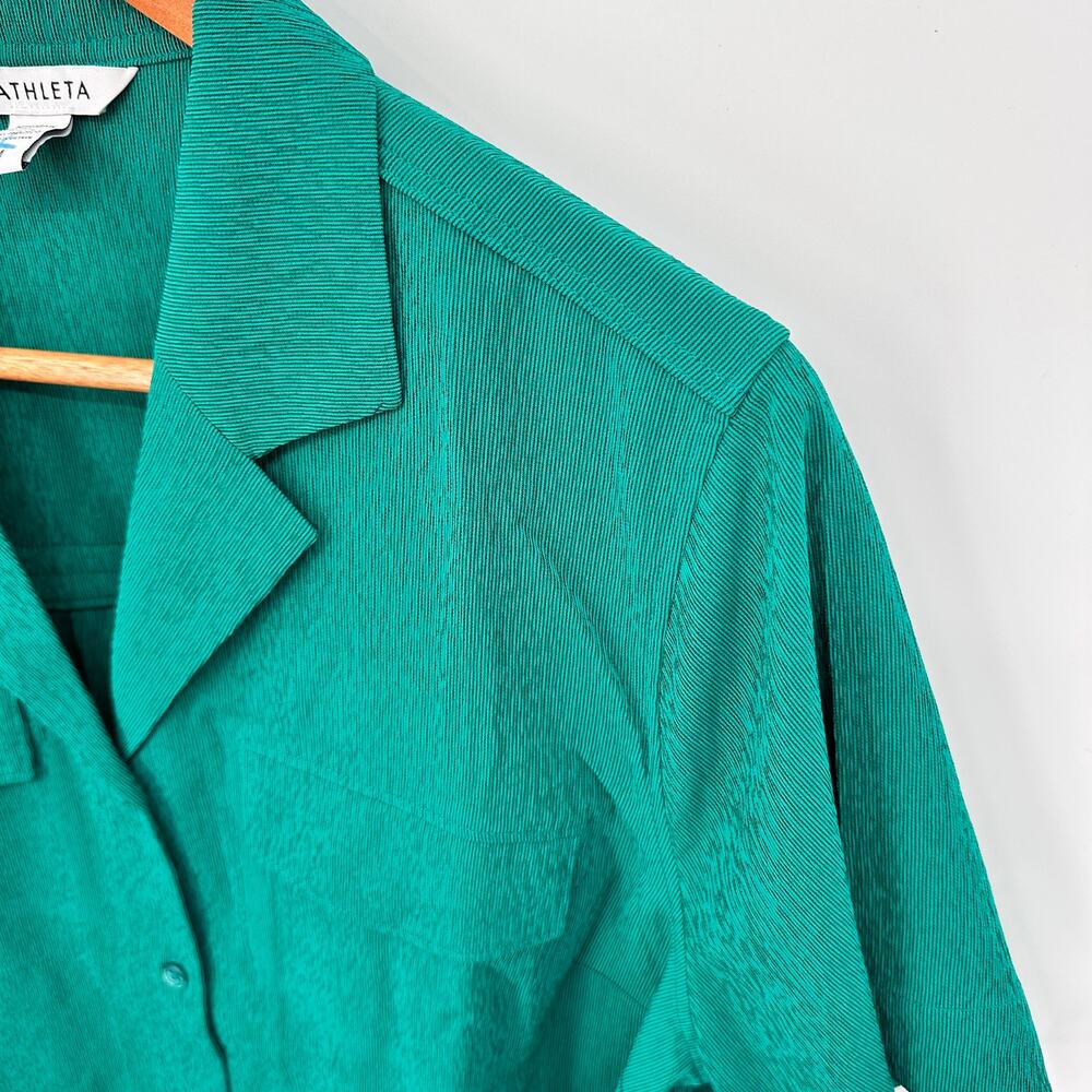 ATHLETA NWT Echo Top in Emerald Green // M - Picture 5 of 11